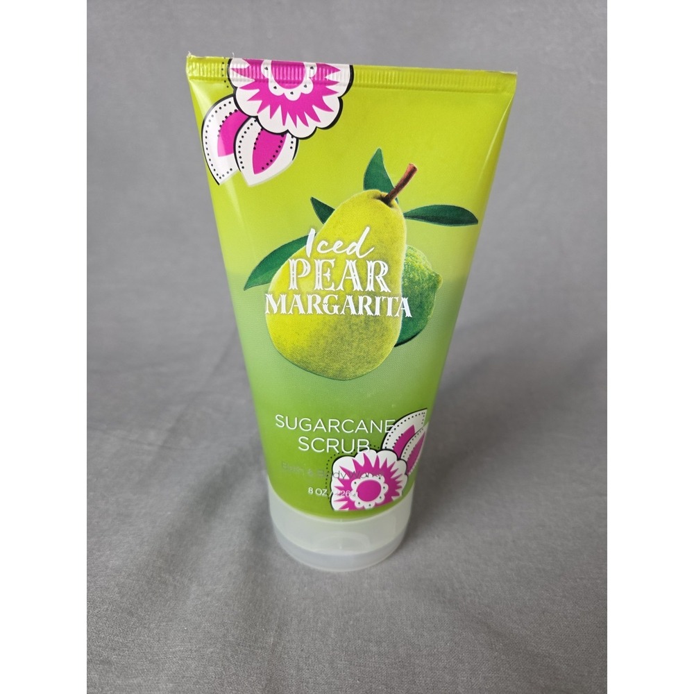 Bath & Body Works ICED PEAR MARGARITA Sugarcane Sugar Cane Scrub Tube 8 oz
